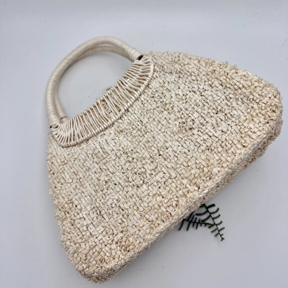 Vintage 1960s Handbag with plastic flowers - Picture 3 of 13